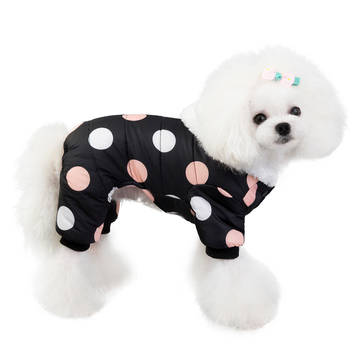 Polka Dot Coat Pet Cloth for Dogs