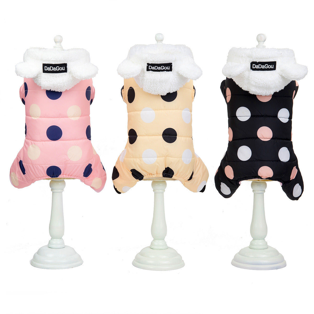 Polka Dot Coat Pet Cloth for Dogs