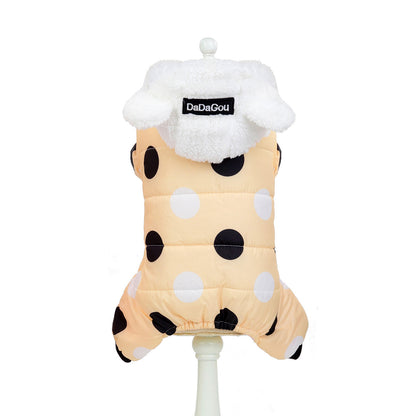 Polka Dot Coat Pet Cloth for Dogs