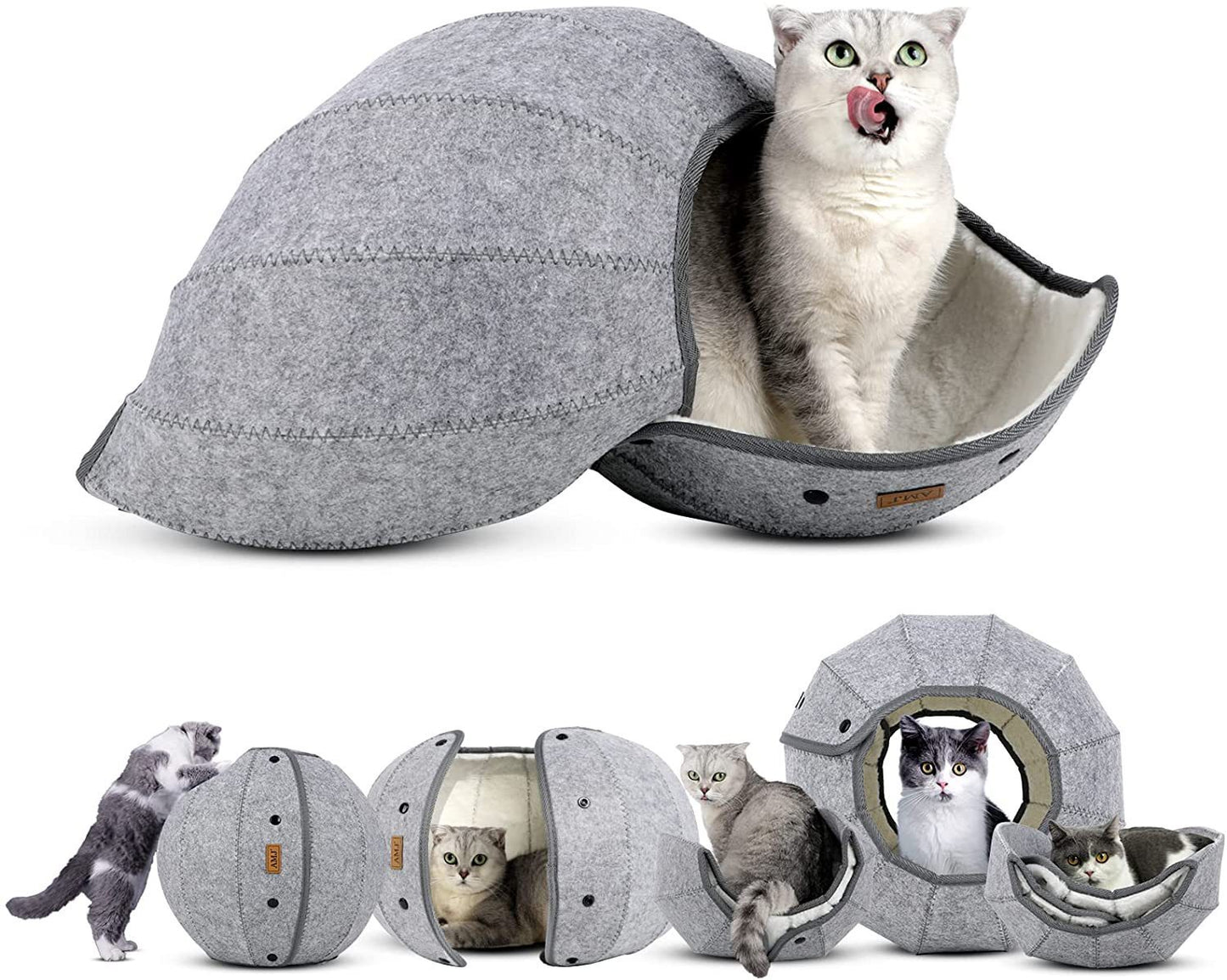 Foldable & Multifunctioned Indoor Cat Cave